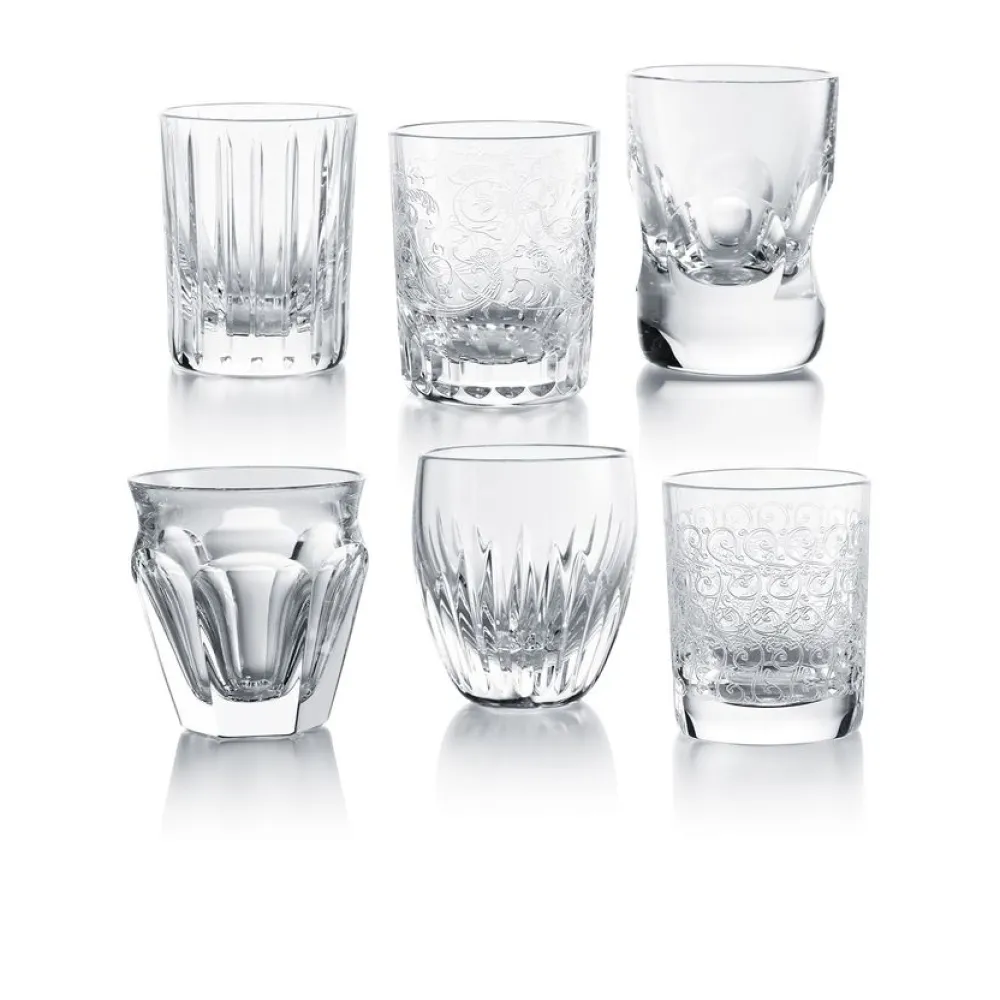 Vessière Cristaux Art De La Table|Coffrets Verres Cristal|Harcourt abysse vodka verre x2 baccarat