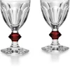 Vessière Cristaux Art De La Table|Verre À Eau|Harcourt bouton rouge verre baccarat x2
