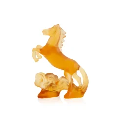 Vessière Cristaux Editions D’Art|Bestiaire|Horoscope Cheval ambre 2026 Daum