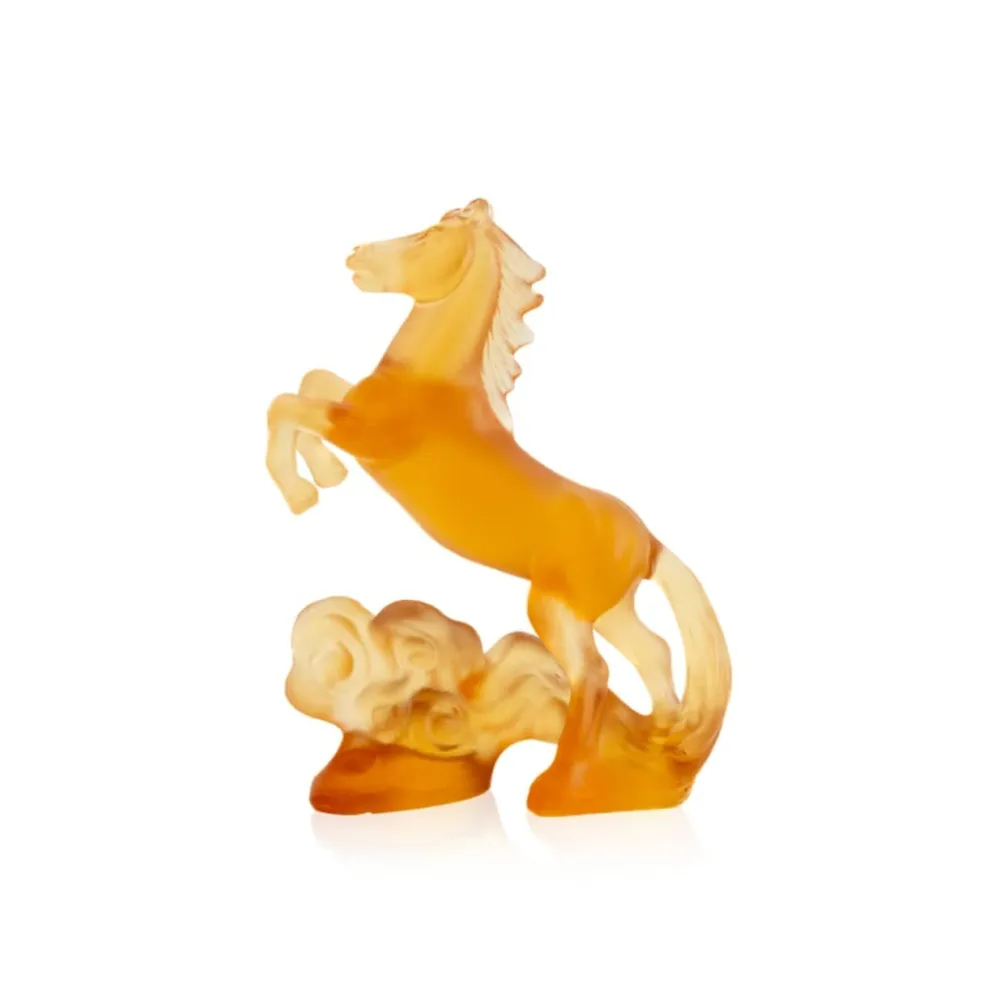 Vessière Cristaux Editions D’Art|Bestiaire|Horoscope Cheval ambre 2026 Daum
