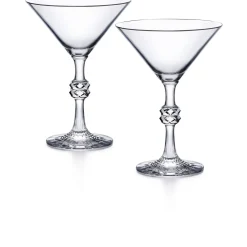 Vessière Cristaux Art De La Table|Flûte Champagne|JCB verre martini X2 Baccarat