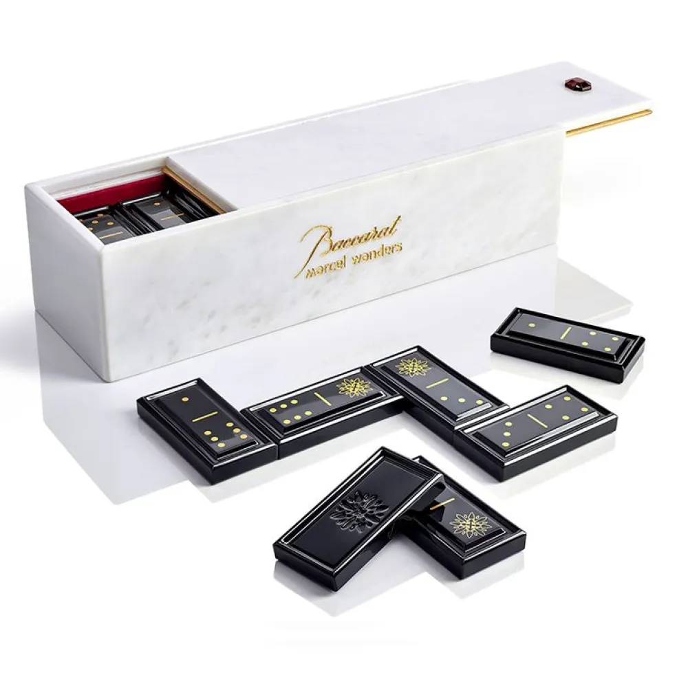 Vessière Cristaux Décoration|Jeu dominos cristal baccarat