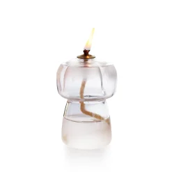 Vessière Cristaux Coupes, Coupelles Et Photophores|Lampes Cristal|Lampe à huile bouchon de champagne cristal lehrer
