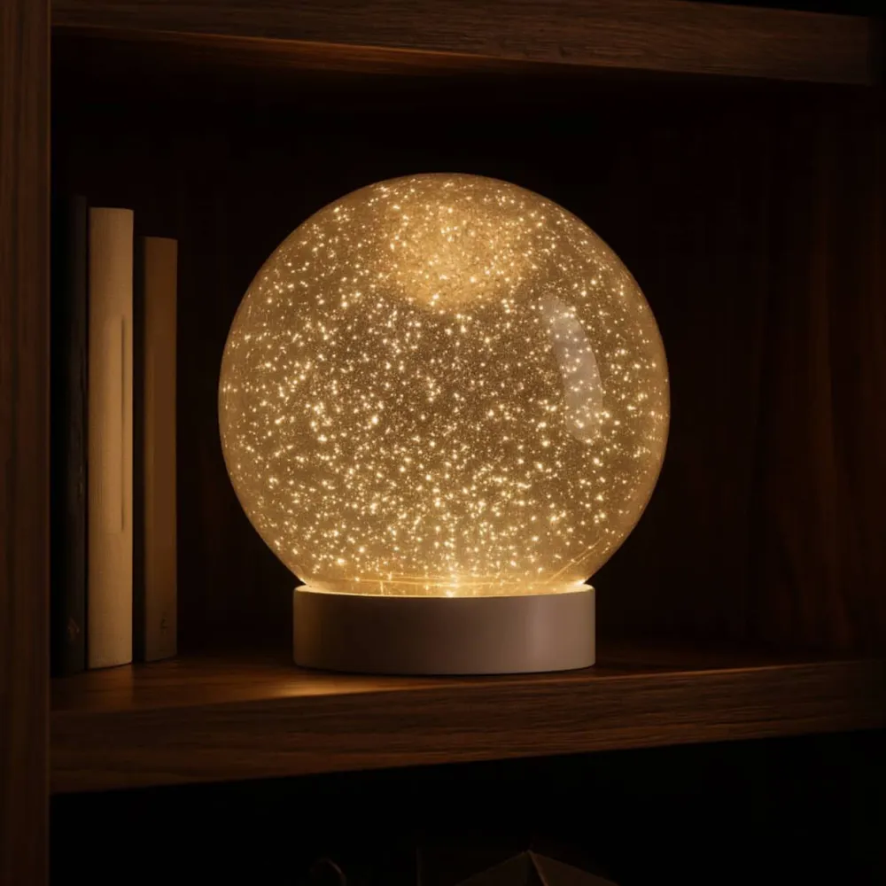 Vessière Cristaux Décoration|Lampes Cristal|Lampe boule de Noël Glamour