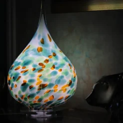 Vessière Cristaux Luminaires|Lampes Cristal|Lampe bubble Atlantide cristal de Lorraine