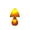 Vessière Cristaux Luminaires|Lampes Pâte De Verre|Lampe champignon pâte de verre orange 019