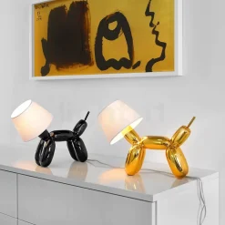 Vessière Cristaux Lampes Cristal|Lampe doggy Philippe Bruni Sompex