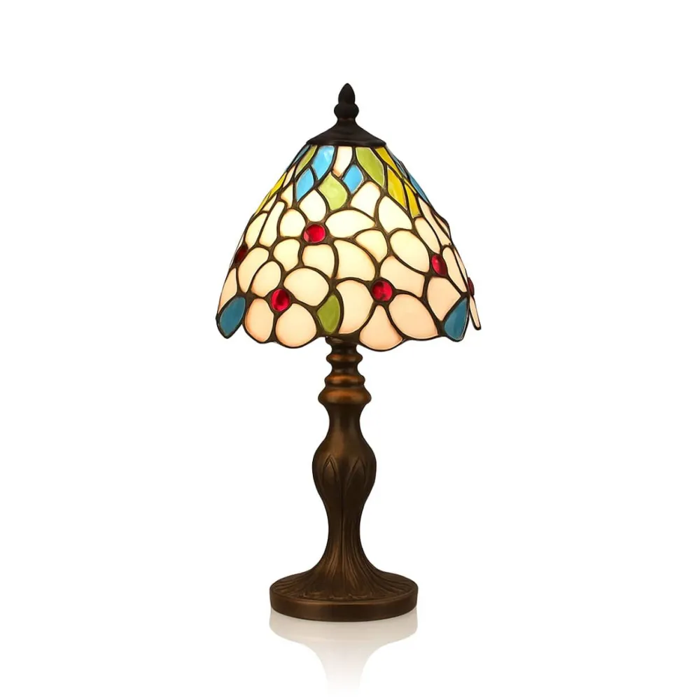 Vessière Cristaux Lampes Pâte De Verre|Luminaires|Lampe en verre vitrail n°8