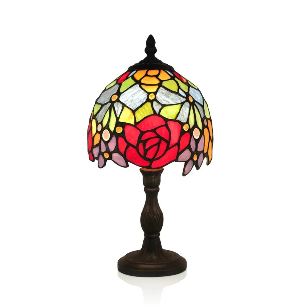 Vessière Cristaux Luminaires|Lampes Pâte De Verre|Lampe en verre vitrail n°9