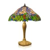 Vessière Cristaux Lampes Pâte De Verre|Lampes Cristal|Lampe en verre vitrail N°10