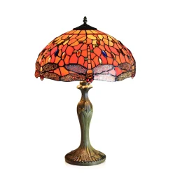 Vessière Cristaux Lampes Pâte De Verre|Lampes Cristal|Lampe en verre vitrail n°7