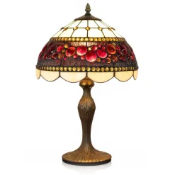 Vessière Cristaux Lampes Pâte De Verre|Lampes Cristal|Lampe en verre vitrail N°15