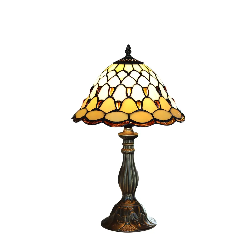 Vessière Cristaux Luminaires|Lampes Pâte De Verre|Lampe en verre vitrail n°3