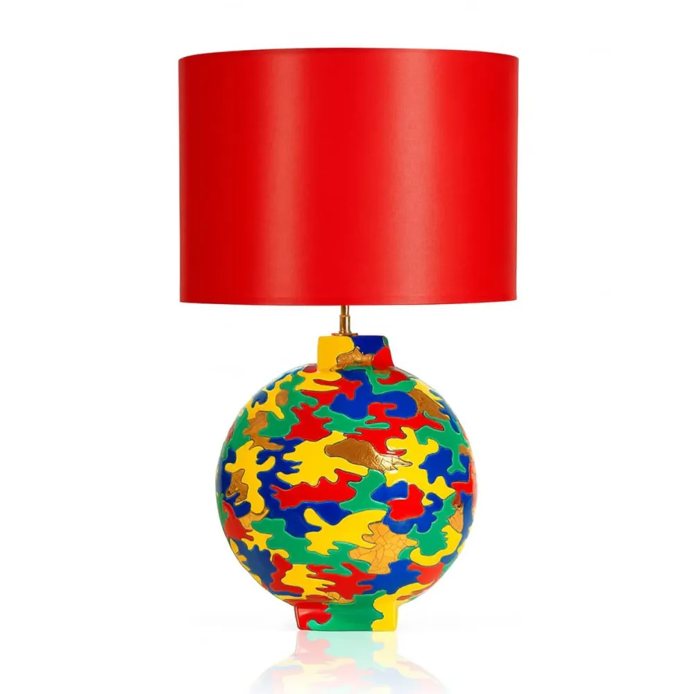 Vessière Cristaux Lampes|Lampes Cristal|Lampe Globe camouflage Longue Vie Longwy
