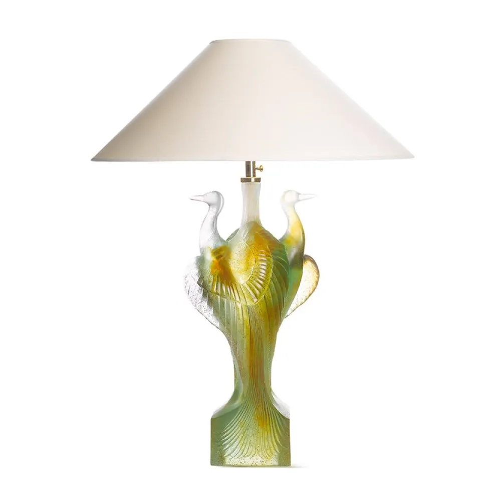 Vessière Cristaux Bestiaire|Luminaires|Lampe héron daum