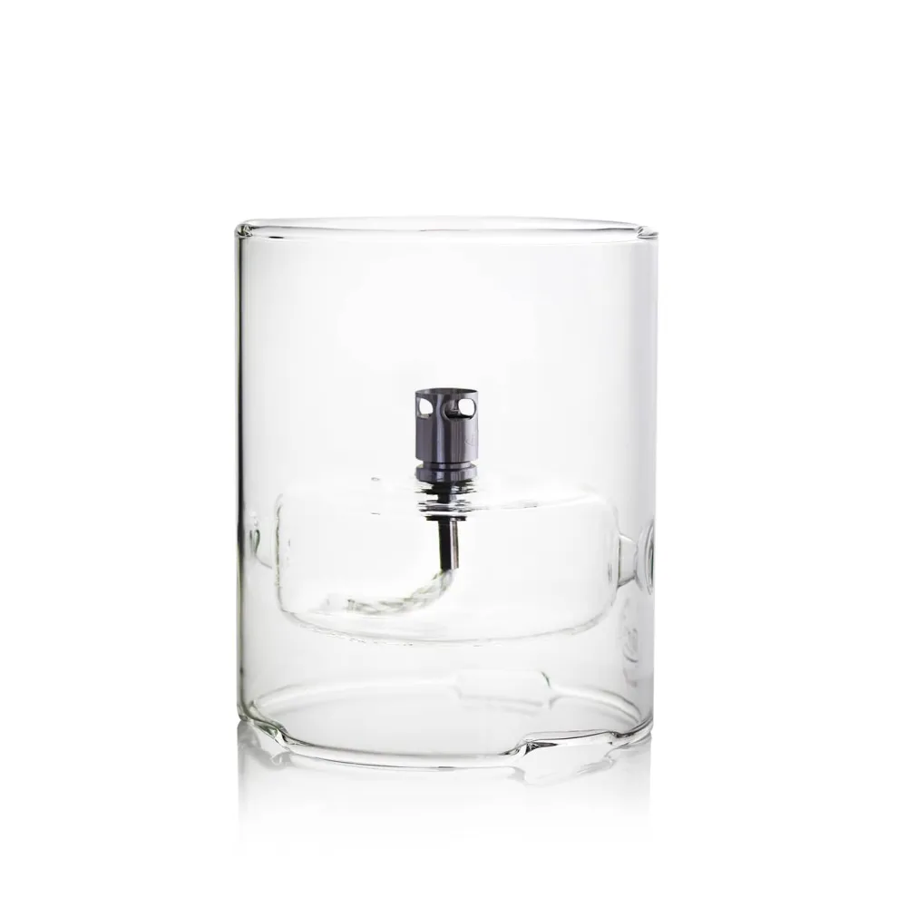 Vessière Cristaux Coupes, Coupelles Et Photophores|Lampes Cristal|Lampe huile galet photophore verre