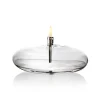 Vessière Cristaux Photophores, Bougeoirs Cristal|Coupes, Coupelles Et Photophores|Lampe huile galet verre pm