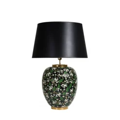 Vessière Cristaux Lampes|Lampe Pm Néo Héritage noir Émaux de Longwy