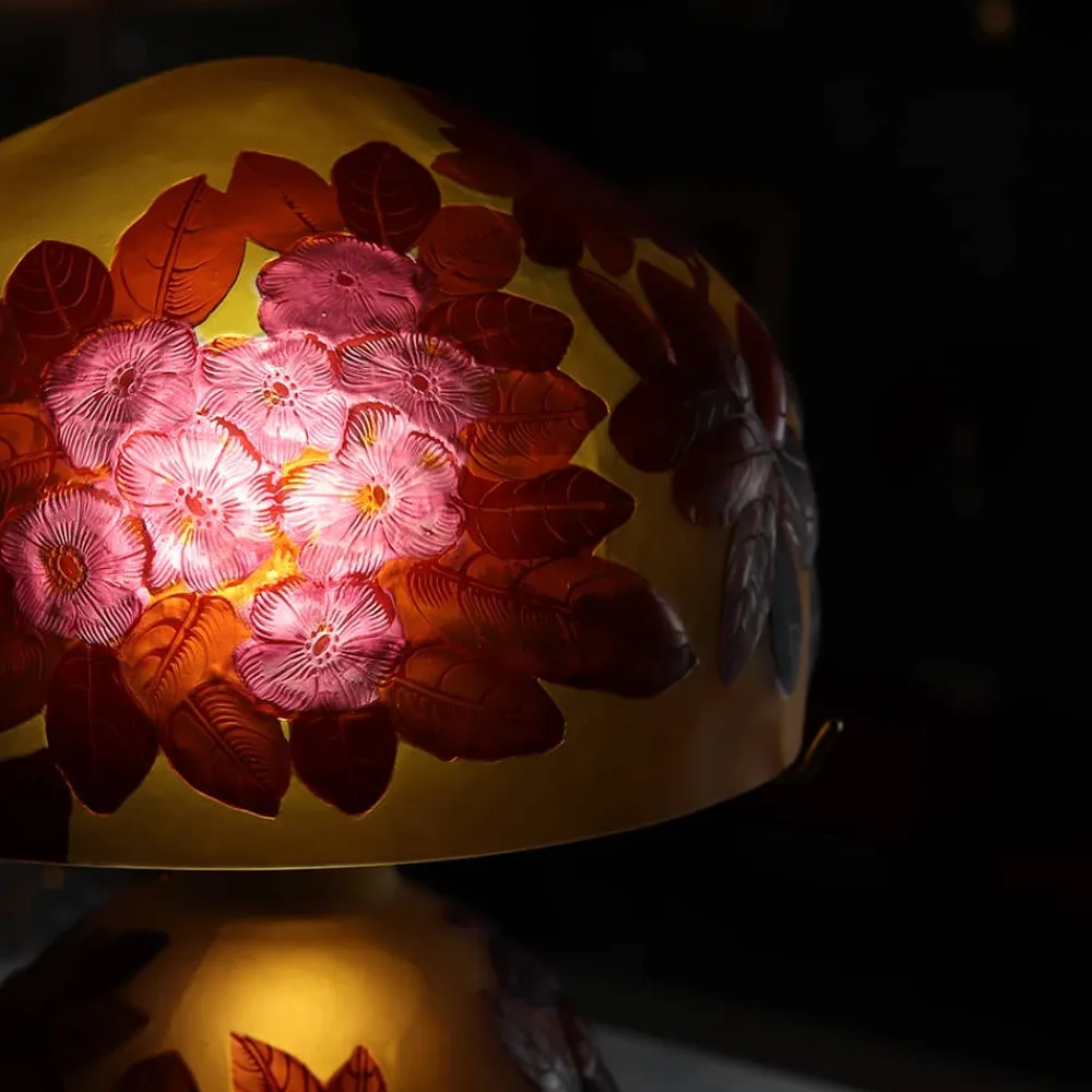 Vessière Cristaux Lampes Pâte De Verre|Lampes Cristal|Lampe pâte de verre art nouveau – G Tip Gallé