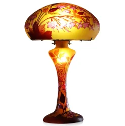 Vessière Cristaux Lampes Cristal|Luminaires|Lampe pâte de verre art nouveau – A Tip Gallé