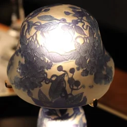 Vessière Cristaux Luminaires|Lampes Pâte De Verre|Lampe pâte de verre art nouveau n°3 Tip Gallé