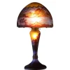 Vessière Cristaux Luminaires|Lampes Pâte De Verre|Lampe pâte de verre art nouveau n°15 Tip Gallé