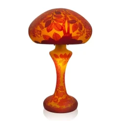 Vessière Cristaux Luminaires|Lampes Pâte De Verre|Lampe pâte de verre art nouveau F1 Tip Gallé