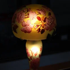Vessière Cristaux Luminaires|Lampes Pâte De Verre|Lampe pâte de verre Tip Gallé N°18