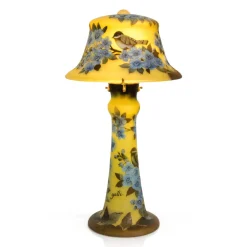 Vessière Cristaux Luminaires|Lampes Pâte De Verre|Lampe pâte de verre Tip Gallé N°23