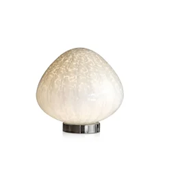 Vessière Cristaux Luminaires|Lampes Cristal|Lampe shesnut en verre incolore