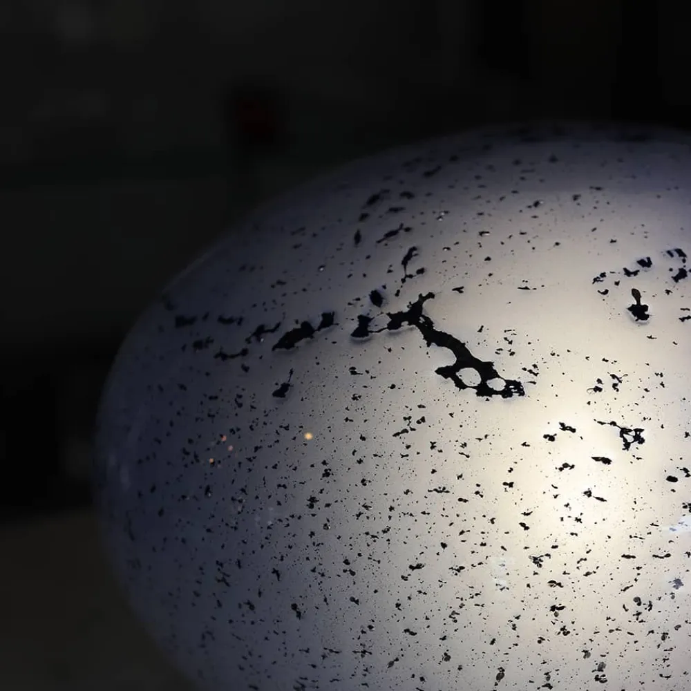 Vessière Cristaux Luminaires|Lampes Cristal|Lampe spendor en verre bleu