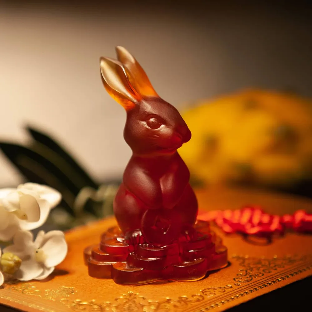 Vessière Cristaux Bestiaire|Animaux Cristal|Lapin horoscope Daum