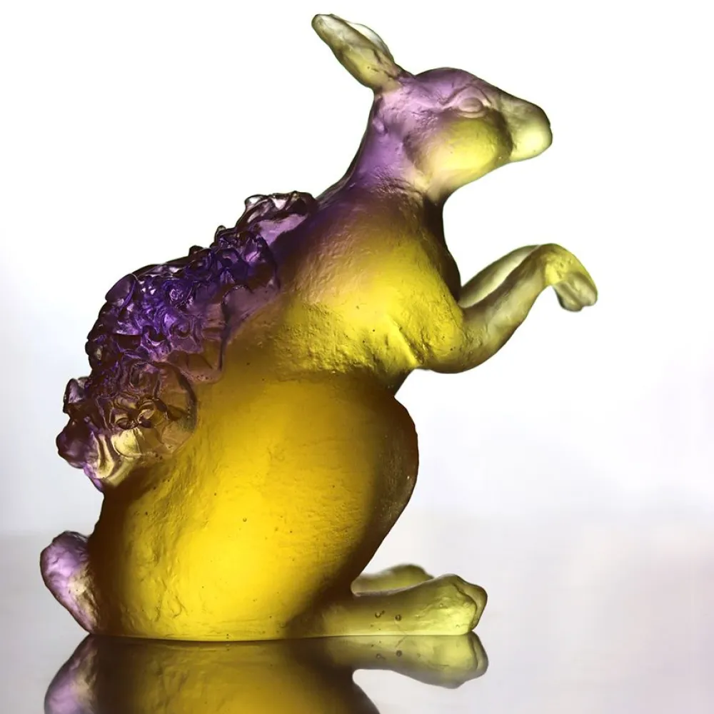 Vessière Cristaux Editions D’Art|Bestiaire|Lapin pays des merveilles daum