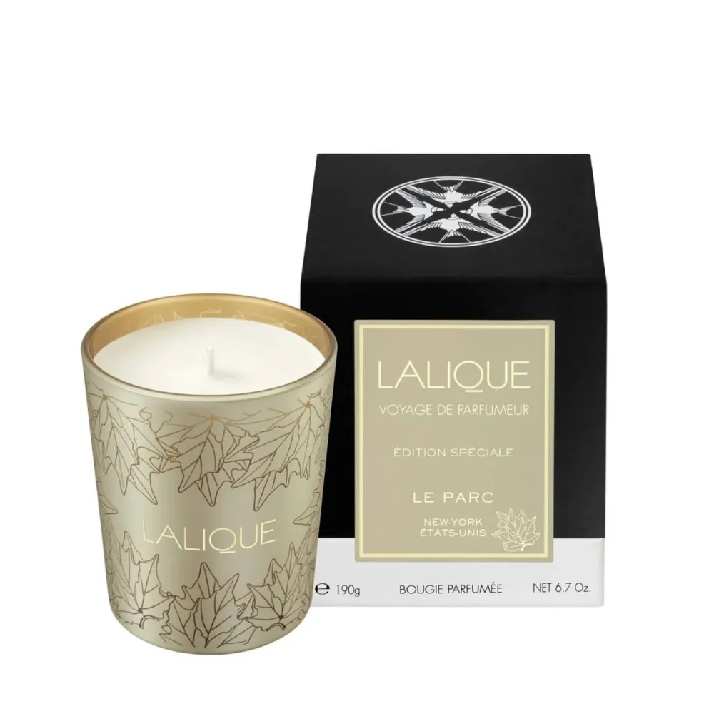 Vessière Cristaux Coupes, Coupelles Et Photophores|Bougies Lalique|Le Parc, bougie parfumée New-York Lalique