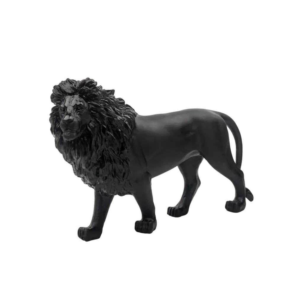 Vessière Cristaux Bestiaire|Éditions D’Art Cristal|Lion sand noir daum