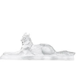 Vessière Cristaux Bestiaire|Animaux Cristal|Loup d’Égypte Rembrandt Bugatti By Lalique 2014 cire perdue