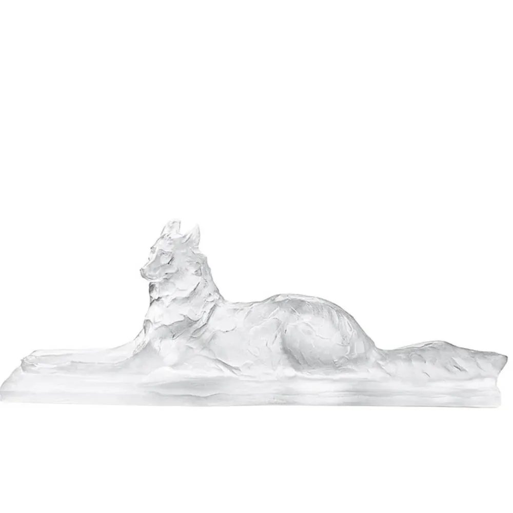 Vessière Cristaux Bestiaire|Animaux Cristal|Loup d’Égypte Rembrandt Bugatti By Lalique 2014 cire perdue