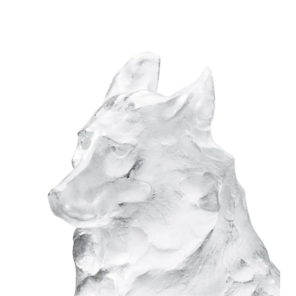 Vessière Cristaux Bestiaire|Animaux Cristal|Loup d’Égypte Rembrandt Bugatti By Lalique 2014 cire perdue