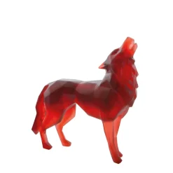 Vessière Cristaux Bestiaire|Editions D’Art|Loup Wild wolf rouge orlinski daum