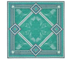 Vessière Cristaux Foulards Baccarat|Louxor carre twill de soie baccarat