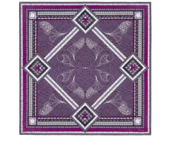 Vessière Cristaux Foulards Baccarat|Louxor carre twill de soie baccarat