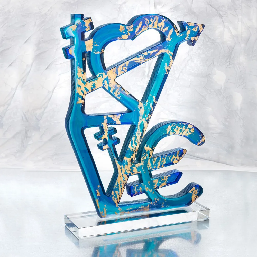 Vessière Cristaux Editions D’Art|Éditions D’Art Cristal|Love par jacques villeglé daum