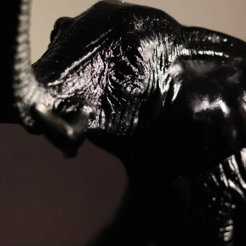 Vessière Cristaux Bestiaire|Animaux Cristal|Éléphant noir j.f leroy Daum