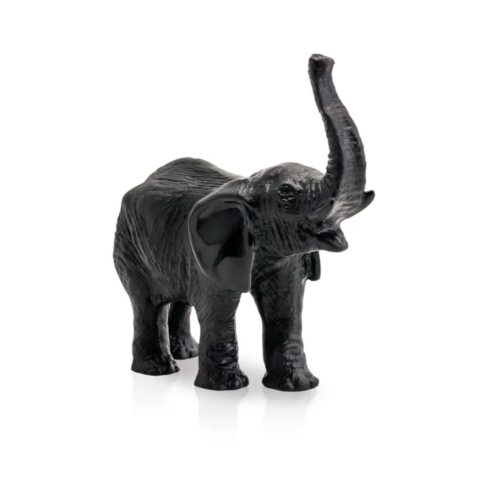 Vessière Cristaux Animaux Cristal|Bestiaire|Éléphant noir PM j.f leroy daum