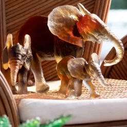 Vessière Cristaux Bestiaire|Animaux Cristal|Éléphant Savana GM de Isabelle Carabantes Daum
