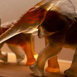 Vessière Cristaux Bestiaire|Animaux Cristal|Éléphant Savana MM de Isabelle Carabantes Daum