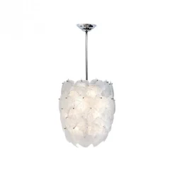 Vessière Cristaux Luminaires|Lustres Cristal|Lustre eden blanc daum