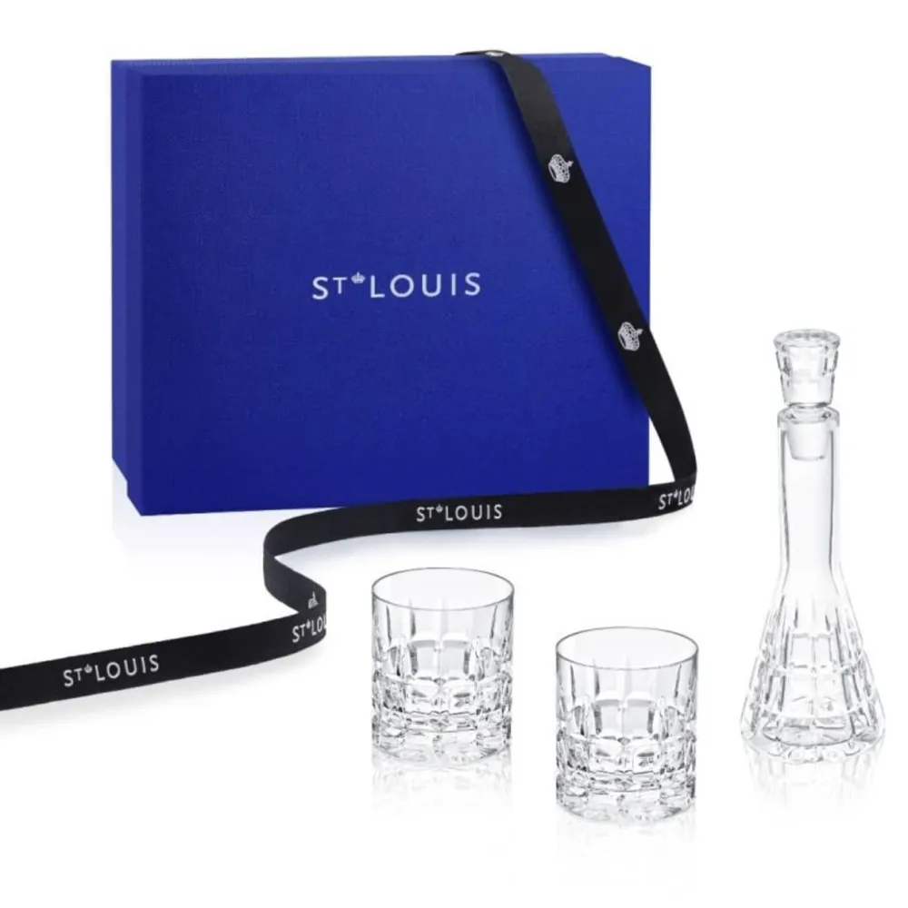 Vessière Cristaux Art De La Table|Verre À Whisky|Manhattan coffret precious time Saint-Louis