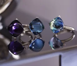 Vessière Cristaux Bijoux|Bagues Cristal|Médicis bague riviera baccarat