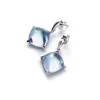 Vessière Cristaux Boucles D’Oreilles Cristal|Boucles D’Oreilles|Médicis boucles d’oreilles tiges aqua miroir baccarat